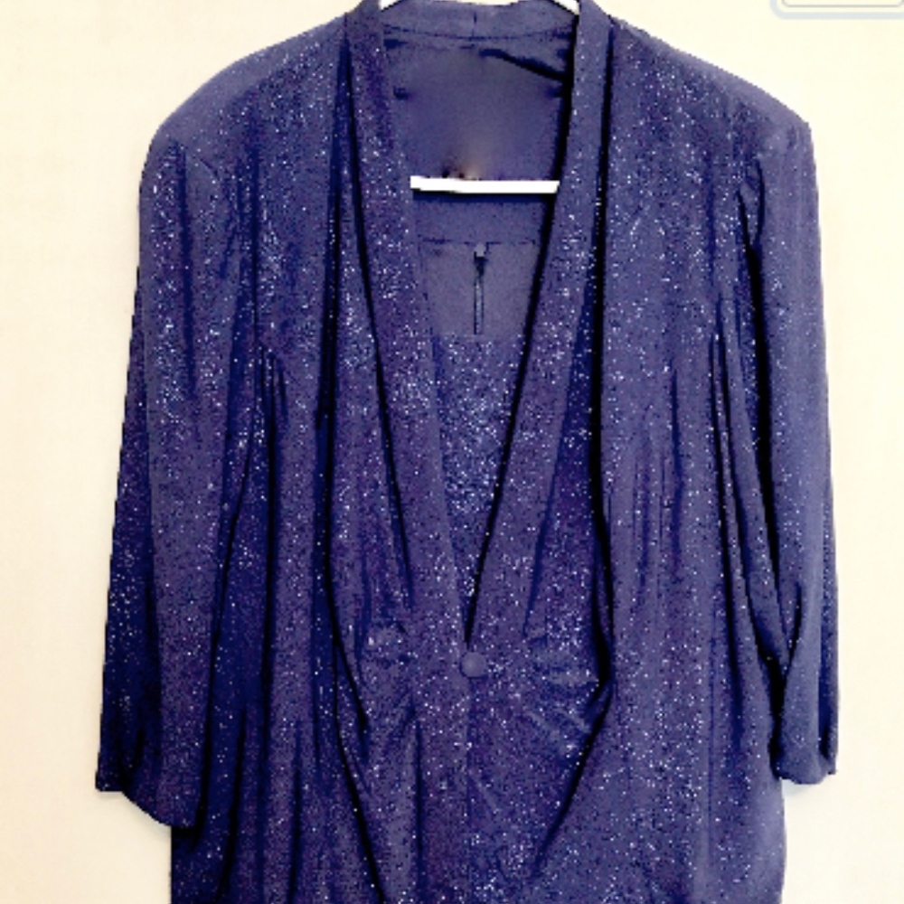 20W Royal Blue Evening Gown Set  VS365